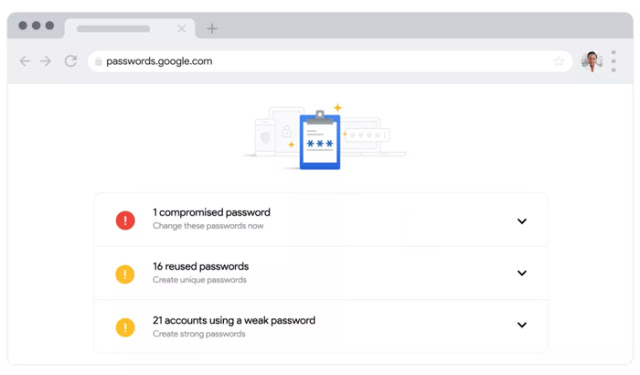security-password-key-manager-google-password-checkup-android-chrome-chromium