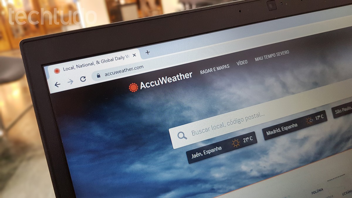 AccuWeather: How to see the weather forecast by the site | Productivity