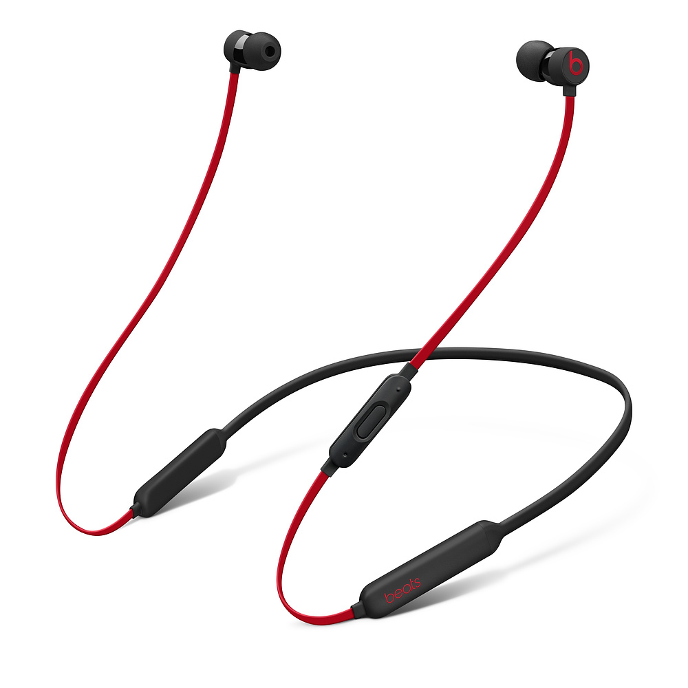 BeatsX from the Defiant collection in black and red