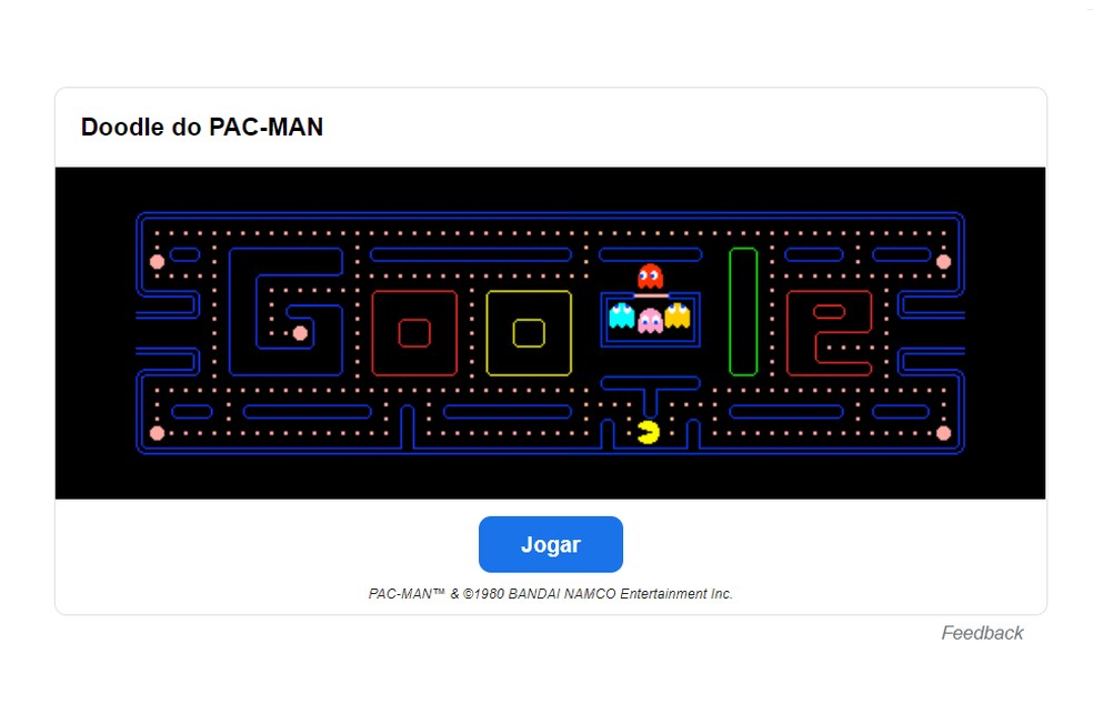 Play Pac-Man without leaving Google Photo: Play / Google