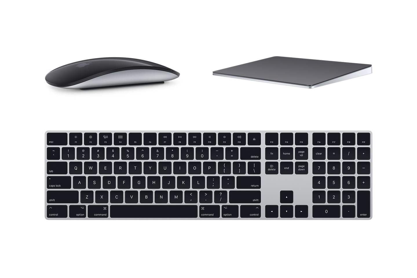 Magic Mouse, Magic Trackpad and Magic Keyboard of the new Mac Pro
