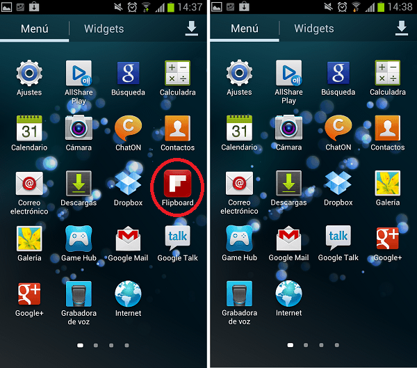 hide applications android ics 3