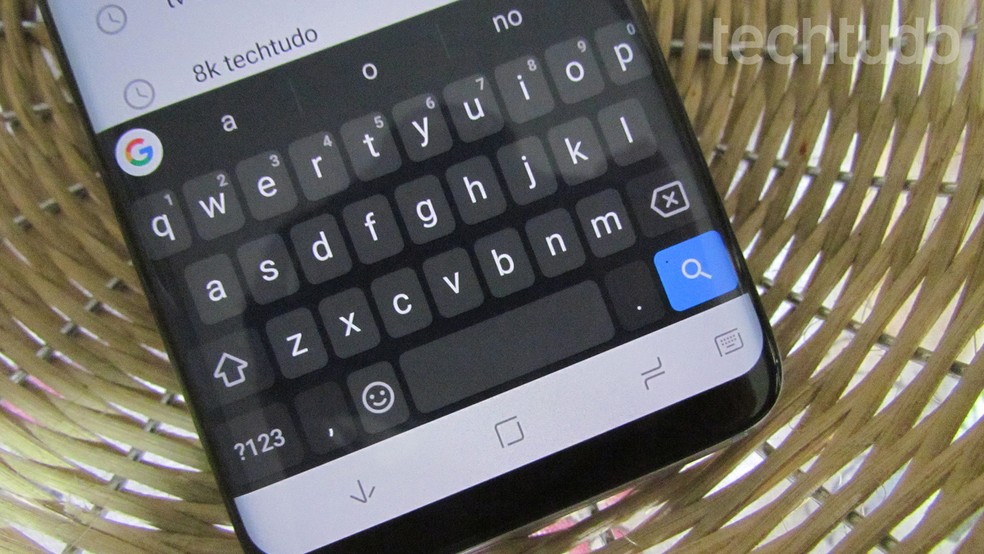 See how to adjust the phone's virtual keyboard correction Photo: Paulo Alves / dnetc