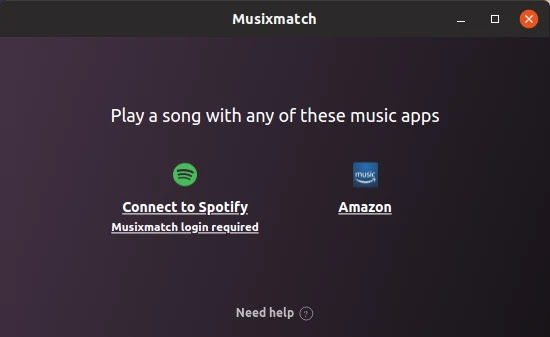 musicxmatch-lyrics-songs-spotify-start-window
