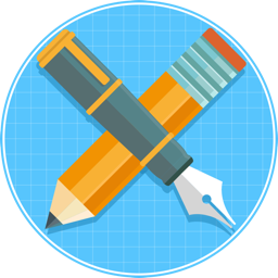 Bluetail app icon - Vector Designer