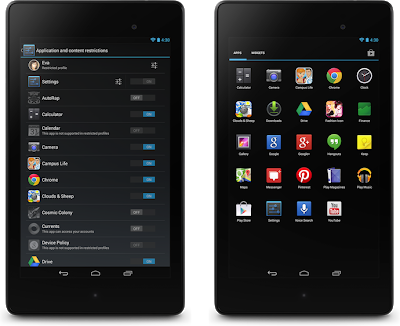 Nexus 7 with new Android