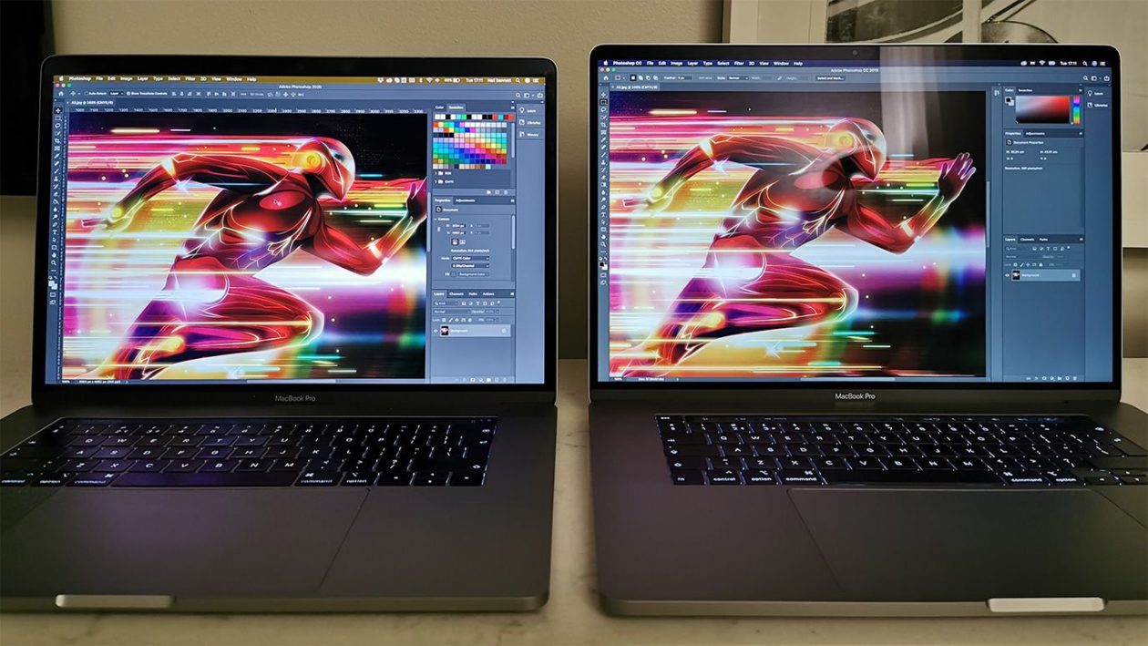 Comparison between 15 and 16 inch MacBooks Pro