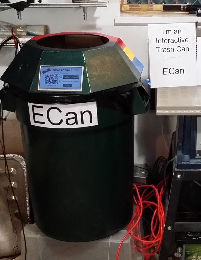 Ecan: Smart Recycle Bin Rewards Users That Keep Town Clean