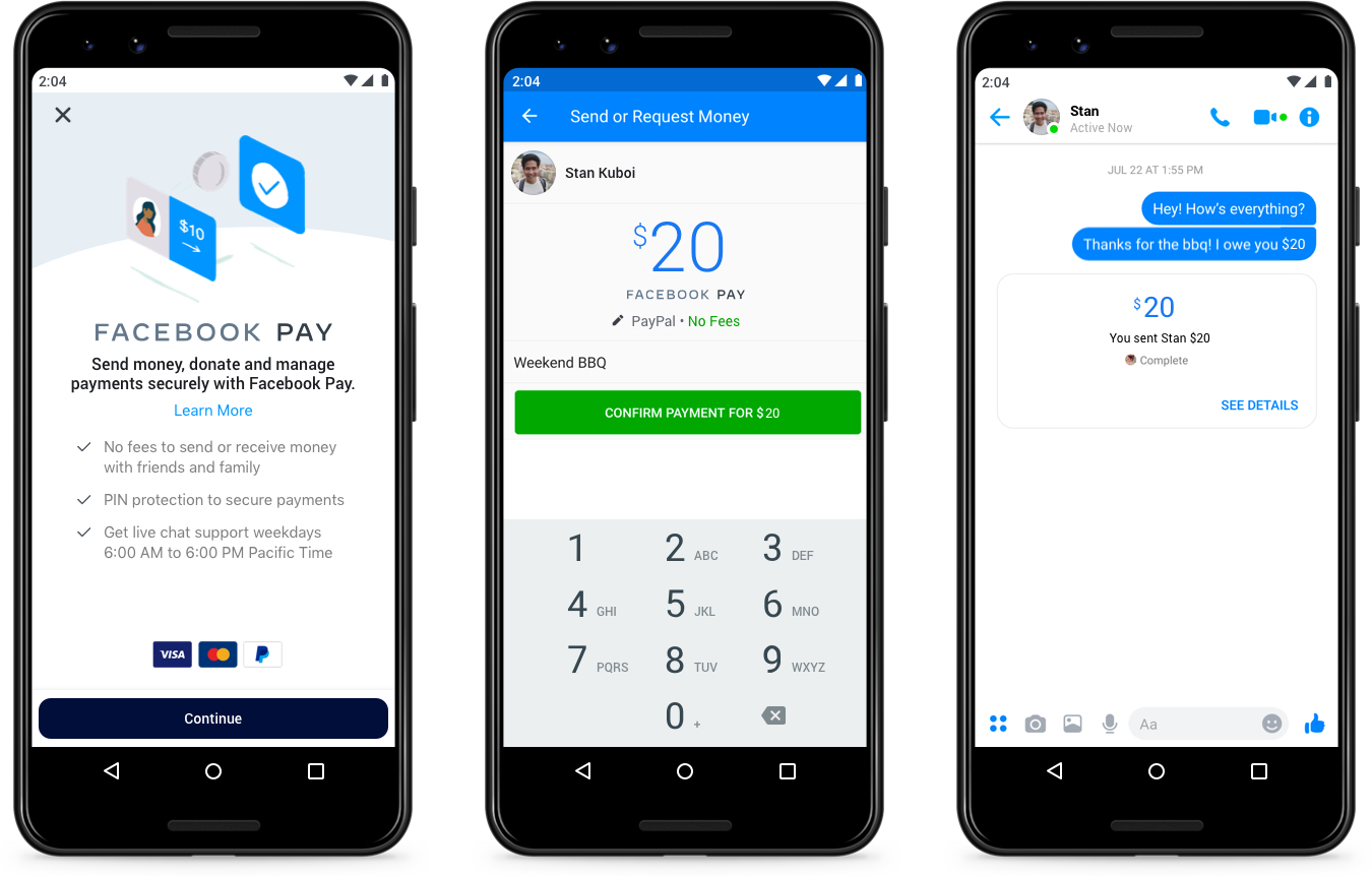 Facebook launches its own payment platform to compete with Apple and Google