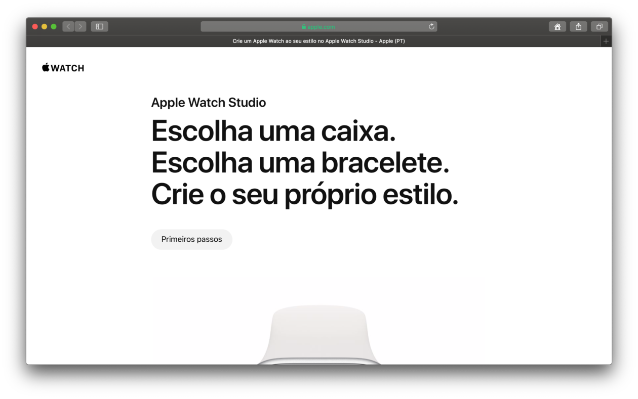 Apple Watch Studio Website