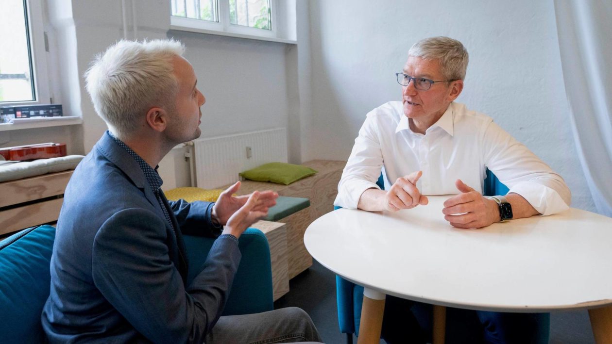 Tim Cook discusses prices of iPhones, Apple TV + and more during European tour