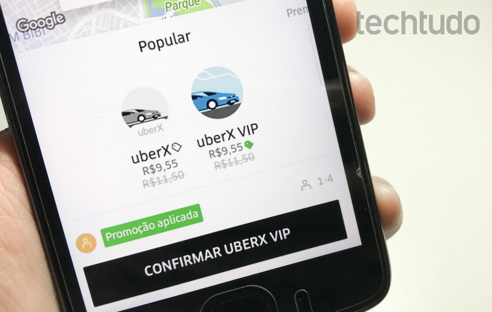 Uber VIP gives advantages to better passengers and drivers of the platform Photo: Reproduo / Rodrigo Fernandes