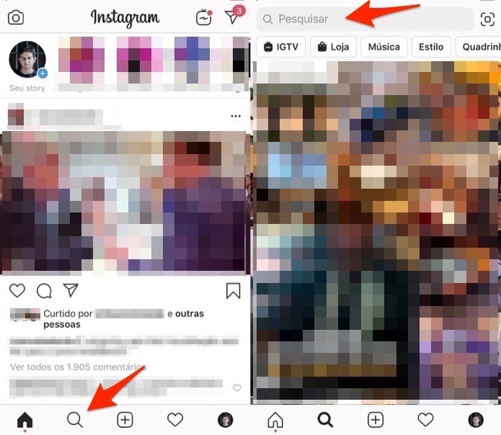When to start searching for an Instagram profile Photo: Reproduo / Marvin Costa