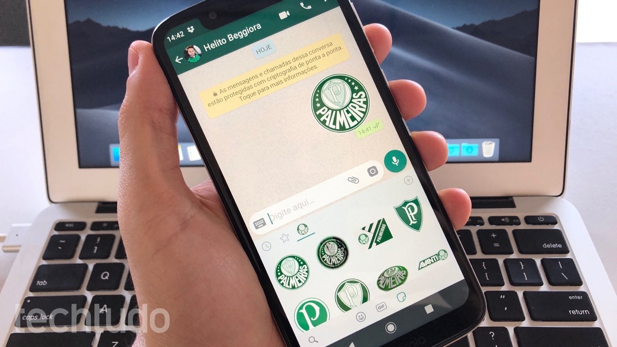 Palmeiras Figurines for WhatsApp: See how to use team stickers | Social networks