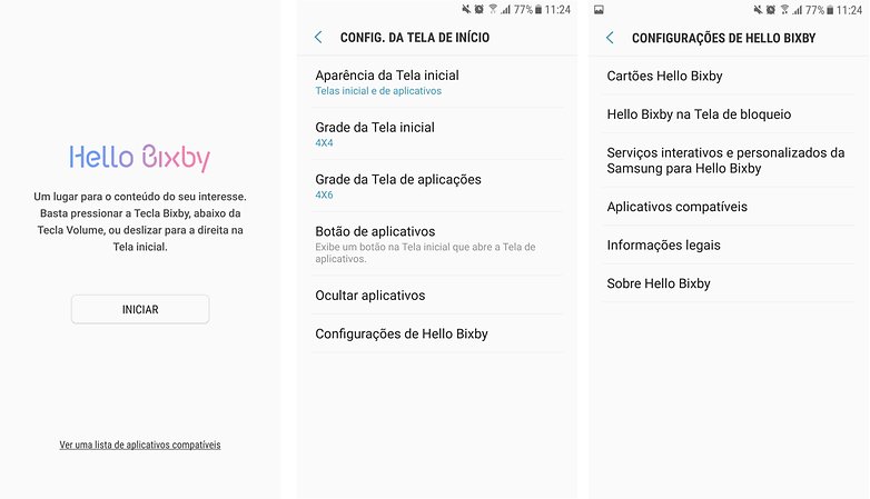 bixby en assistant samsung settings