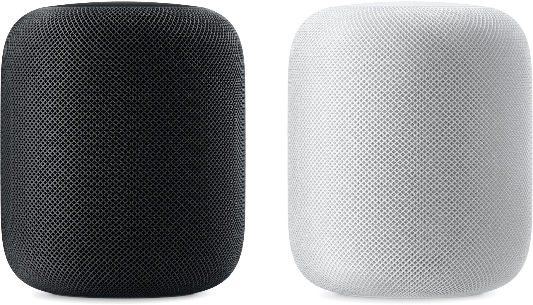 HomePod Space Gray and White