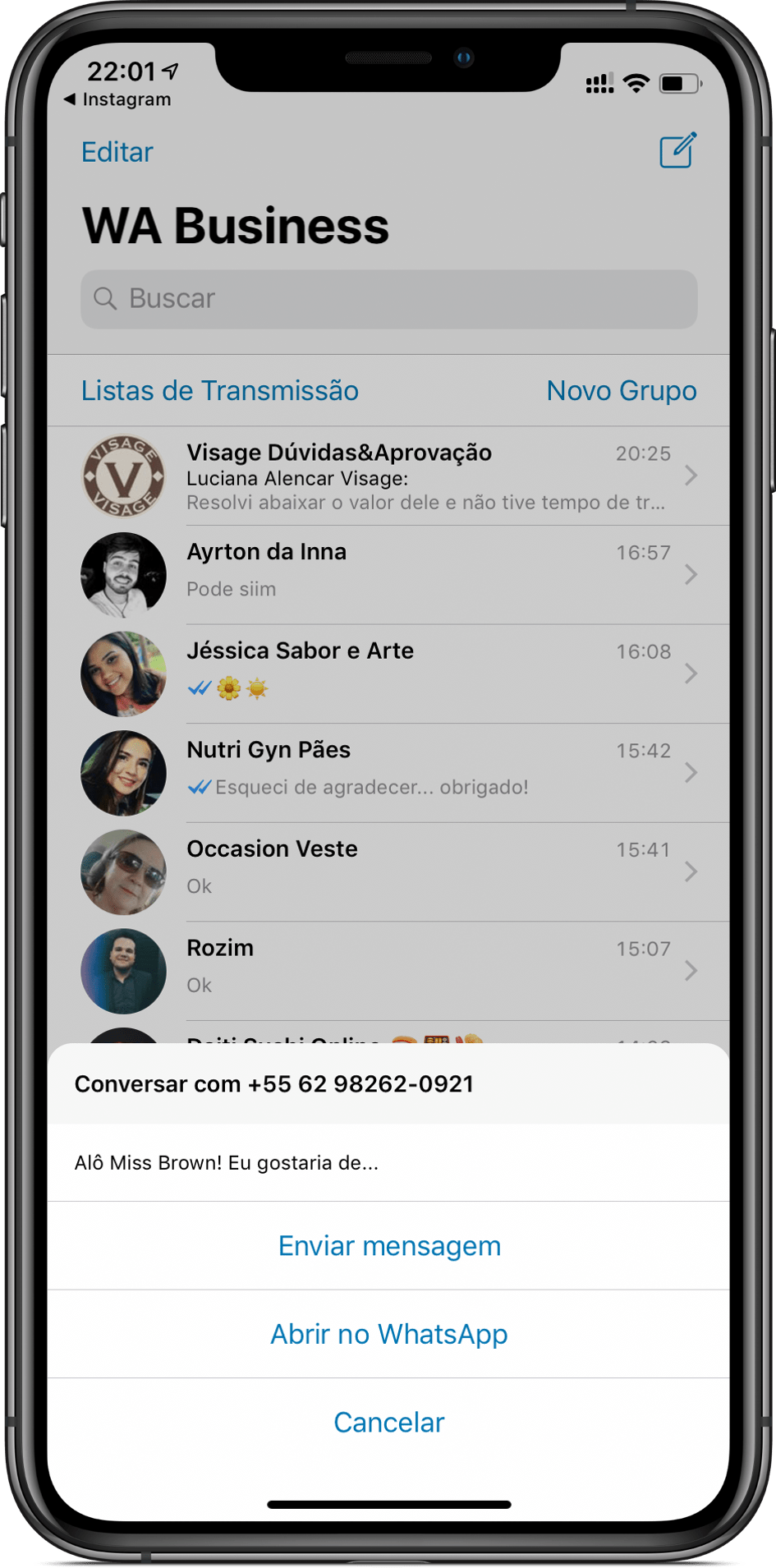 WhatsApp Business - Open in WhatsApp