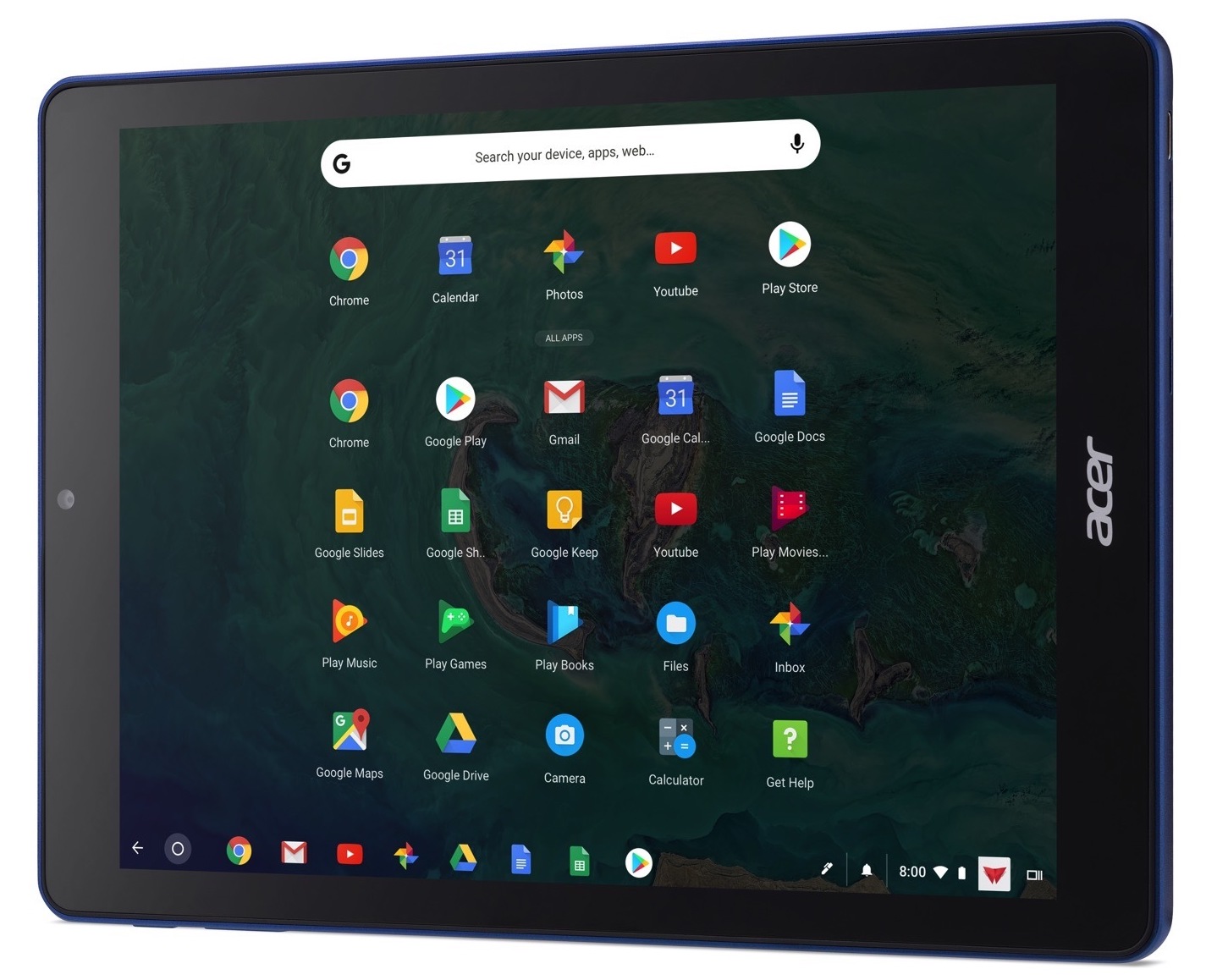 With curious timing, Google and Acer introduce first dedicated tablet running Chrome OS