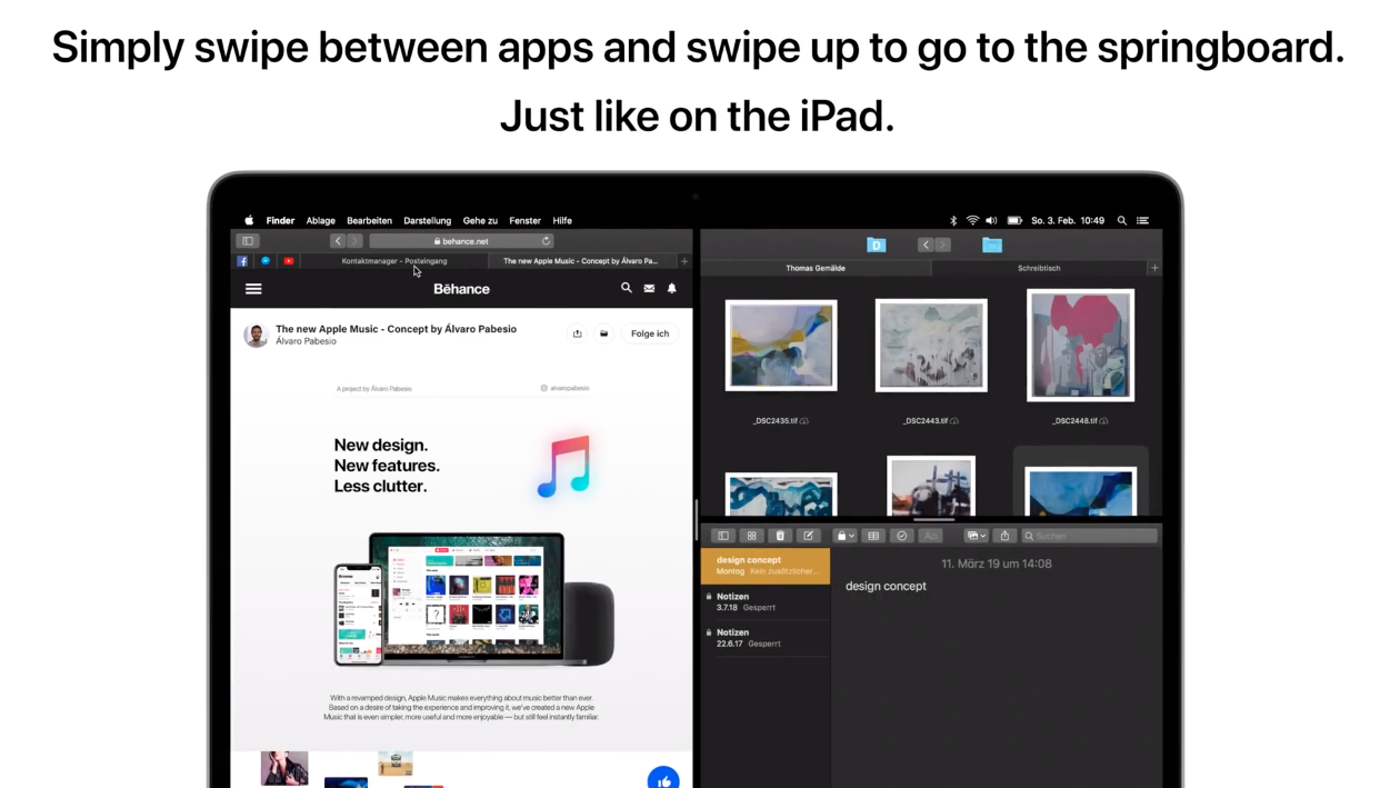 What do you think about this concept of macOS with “fixed” windows on iOS?