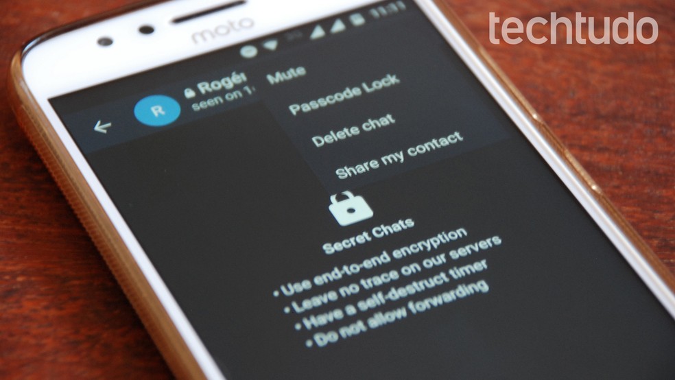Learn to put password on secret Telegram X chats on Android Photo: Raquel Freire / dnetc