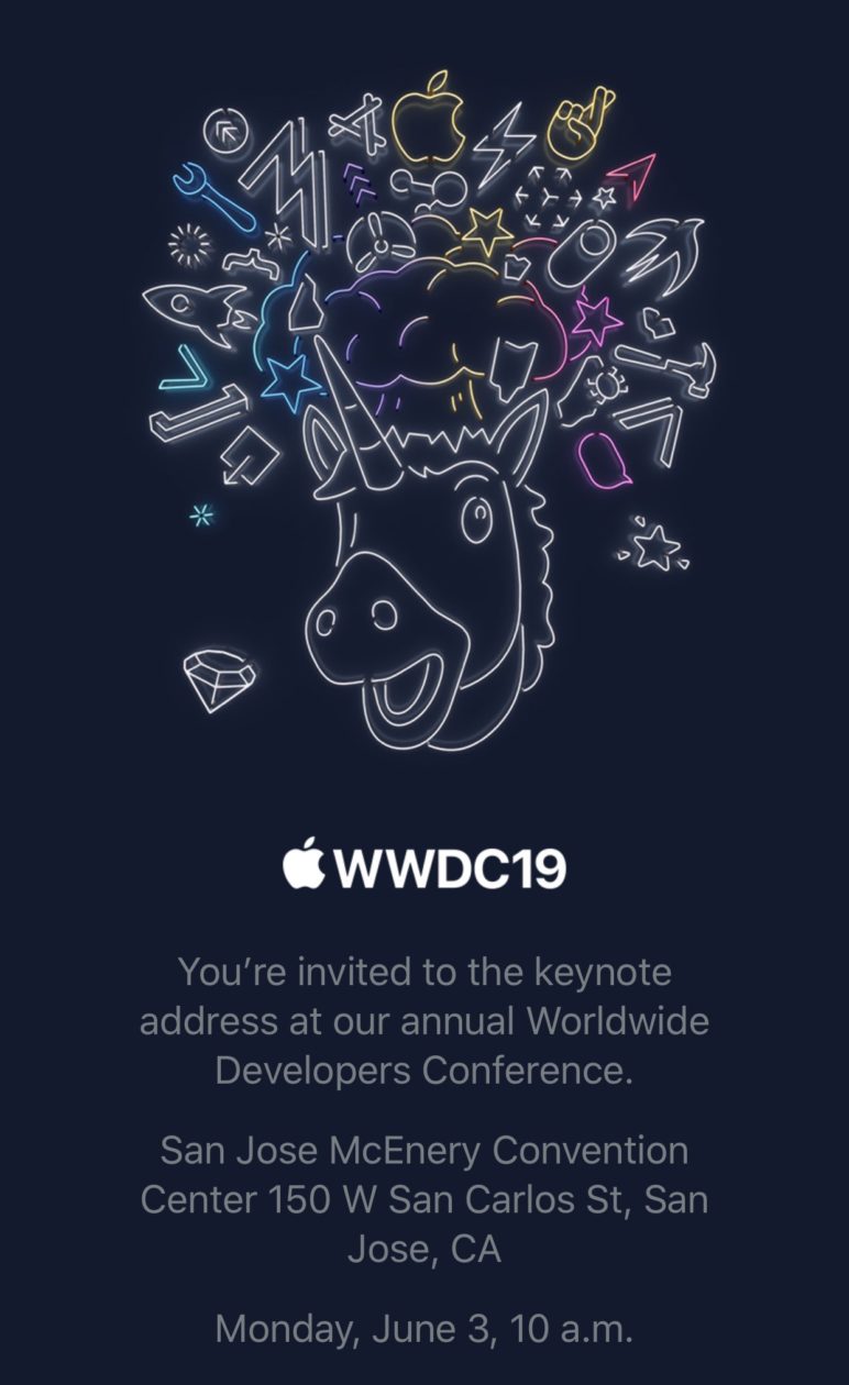 Apple Invites Press to WWDC19 Opening Keynote June 3