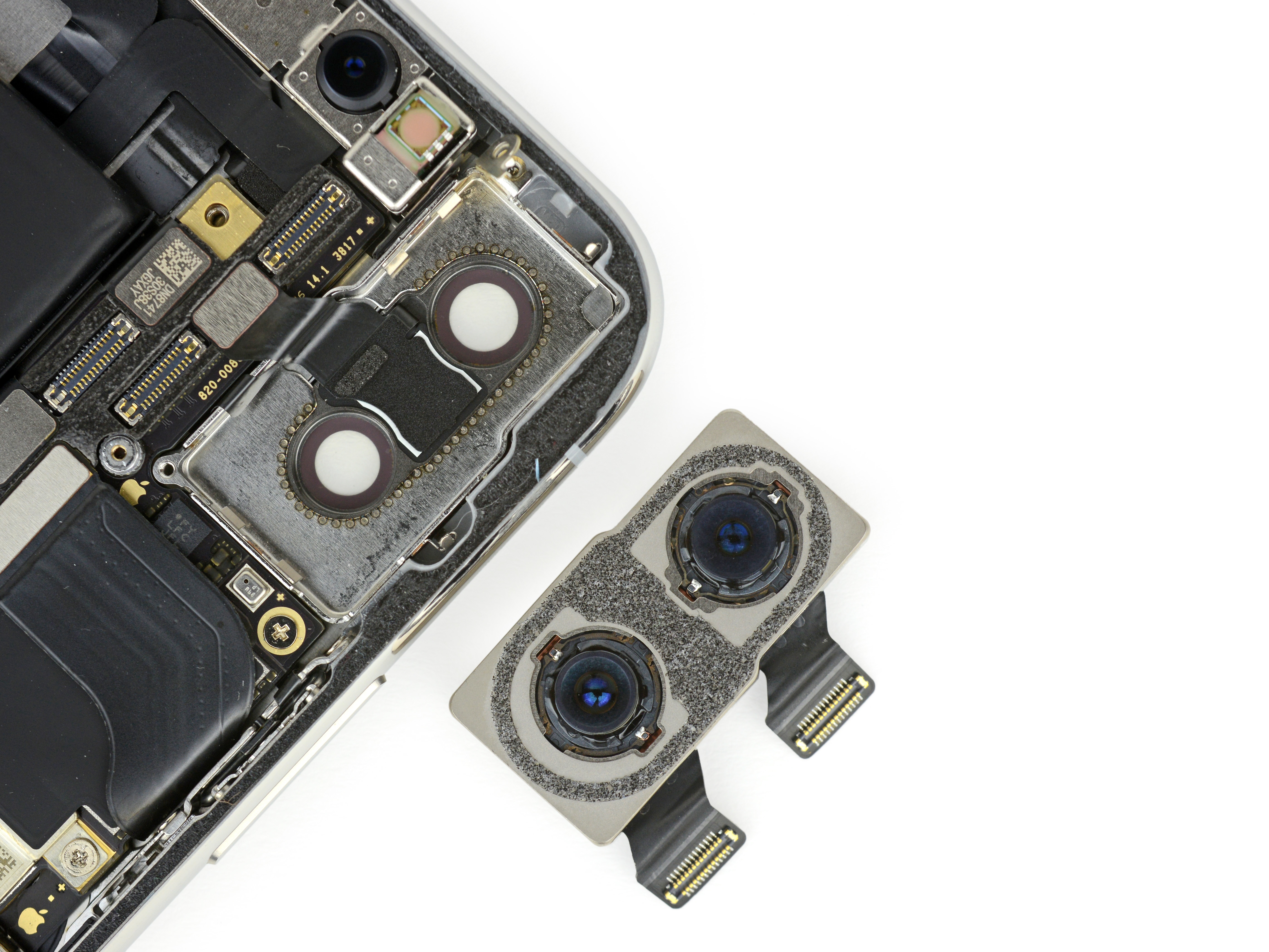 iPhone X disassembled by iFixit