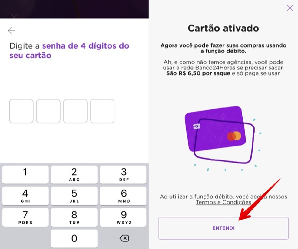 Confirm card password to enable Photo: Playback / Helito Beggiora