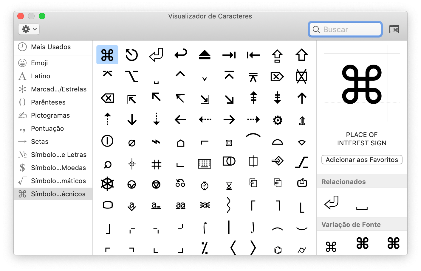 Viewing emojis and special symbols in macOS