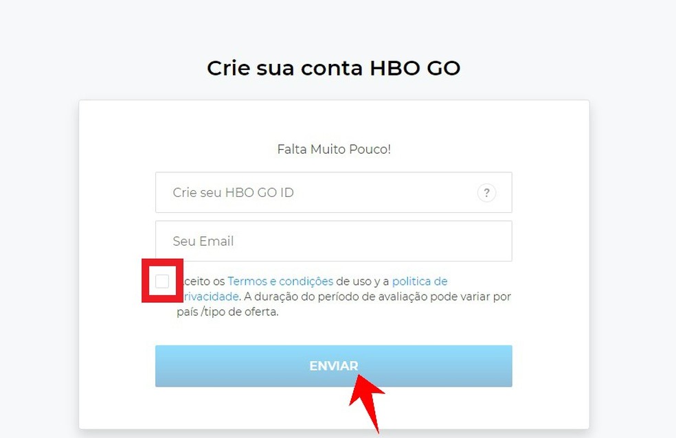 Create an HBO Go profile to access the content Photo: Reproduo / Rodrigo Fernandes
