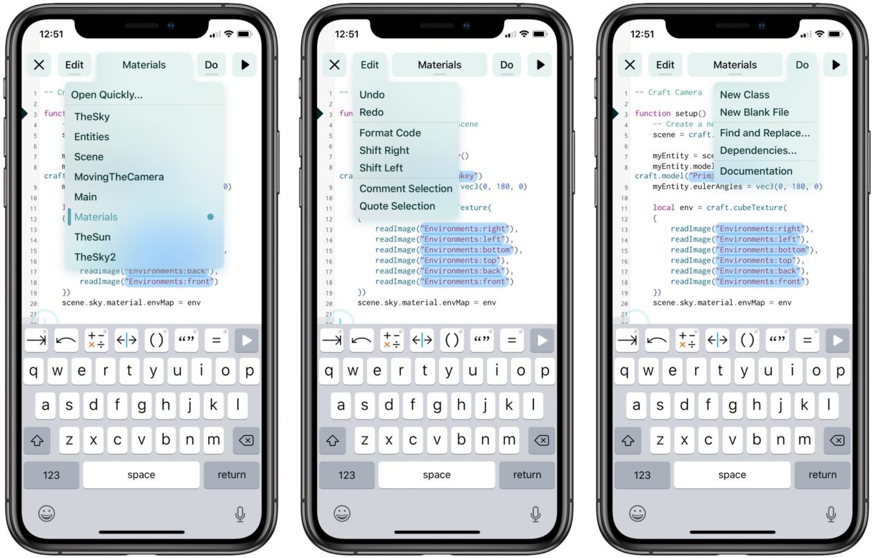 Developers create beautiful iOS drop-down menu concept