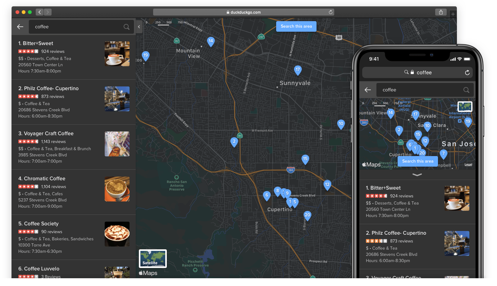 DuckDuckGo Enhances Dark Mode Apple Map Integration and More