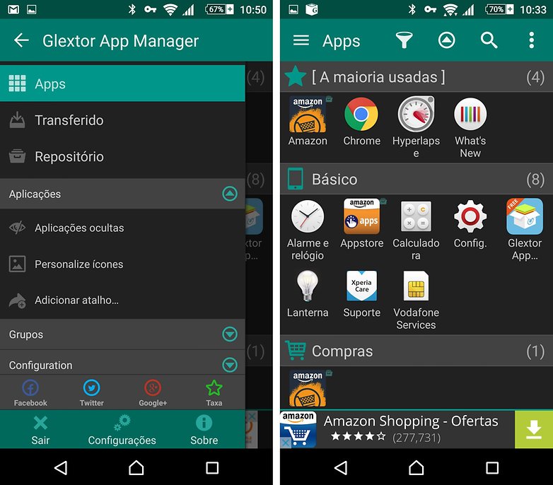 glextor app manager test