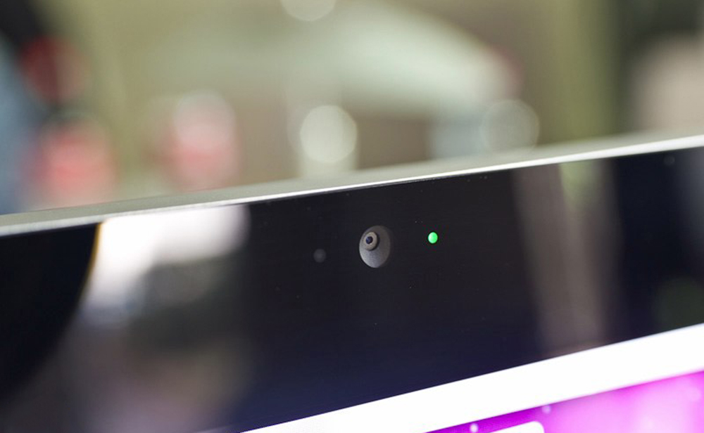 FaceTime Camera and its indicator LED