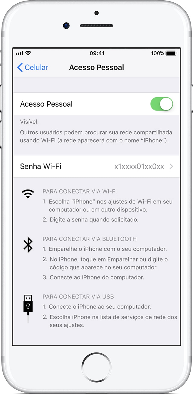 Personal Access on iPhone