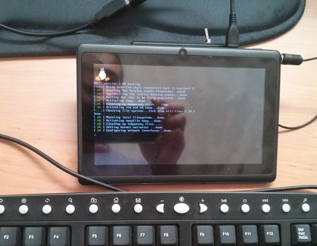 how to install linux on a windows tablet