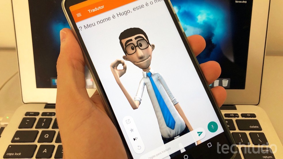 Pound Interpreter on Mobile: Learn How to Use the Hand Talk App Photo: Helito Beggiora / dnetc