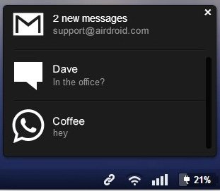 airdroid notification