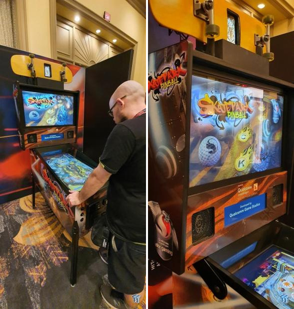 Qualcomm creates pinball machine equipped with Snapdragon 865