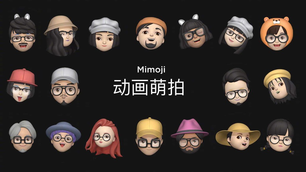 Xiaomi Mimoji has been the subject of controversy after comparison with similar Apple service Photo: Playback / Xiaomi