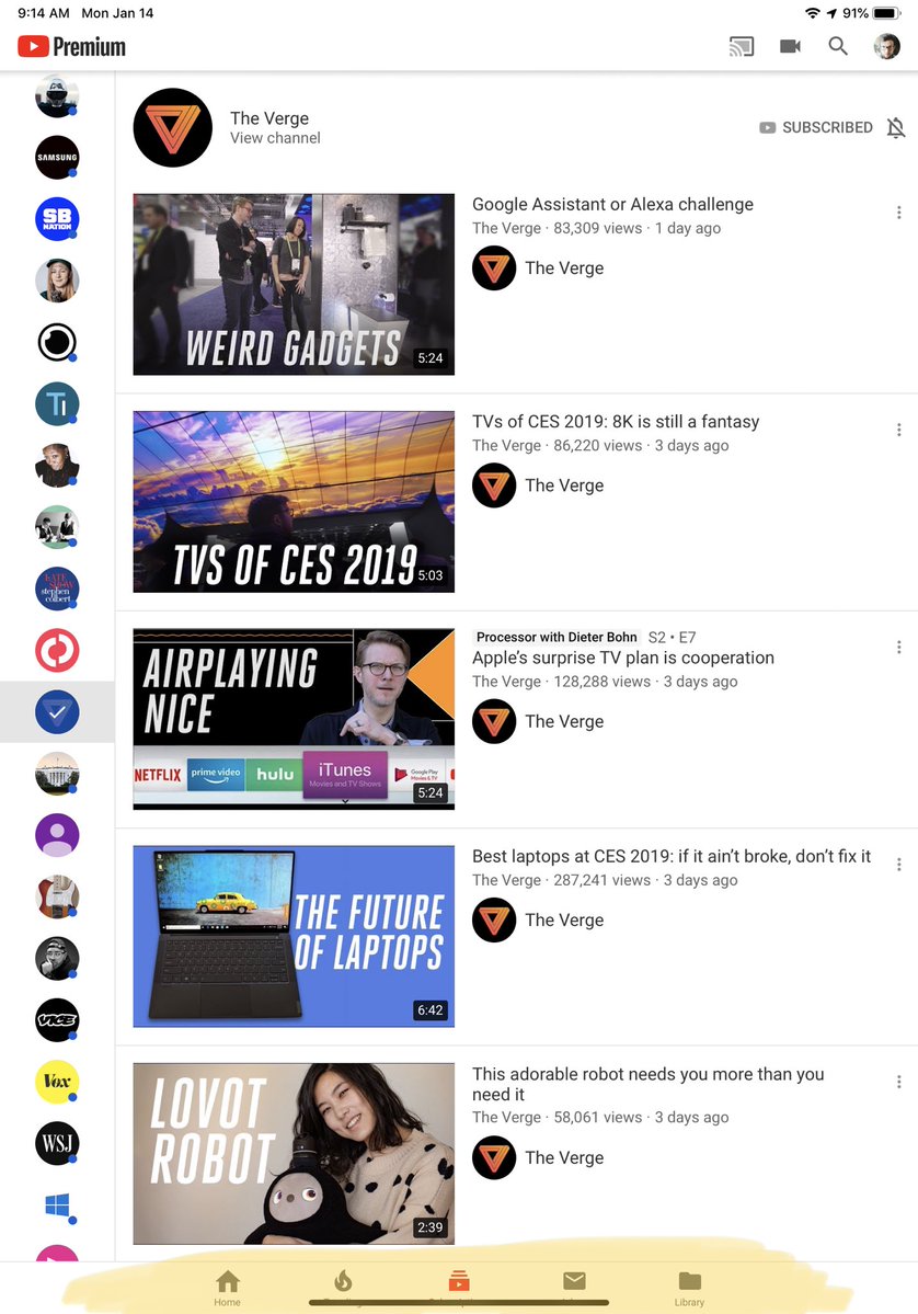 YouTube app is adapted for new iPads Pro, but comes with flaws; Instagram and TweetDeck are updated