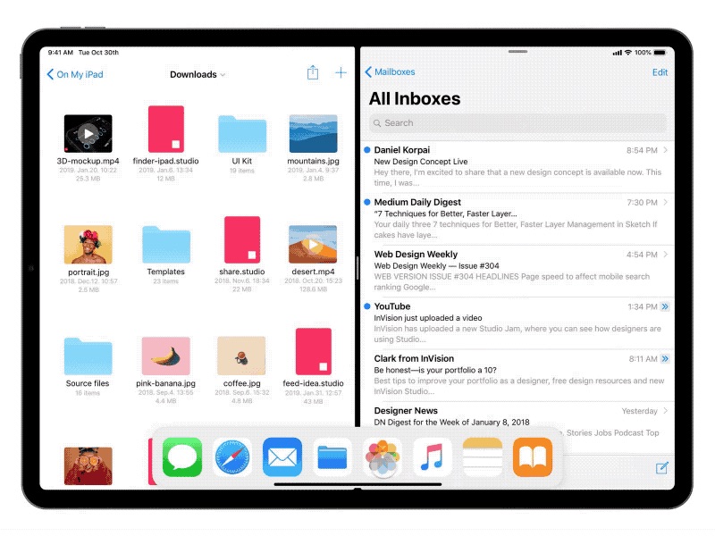 iOS 13: Concept Brings News to iPad, including Enhanced Multitasking