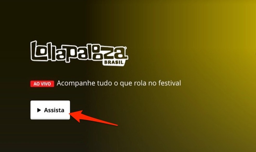 When to start broadcasting Lollapalooza on Globoplay by computer Photo: Reproduction / Marvin Costa