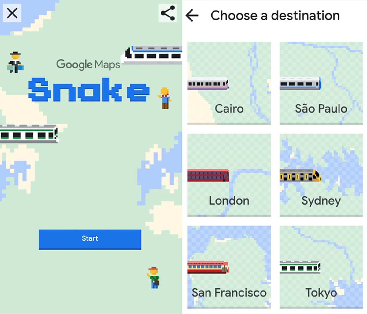 Snake: Google Celebrates April 1 with Cobrinha Game on Maps | Maps and location