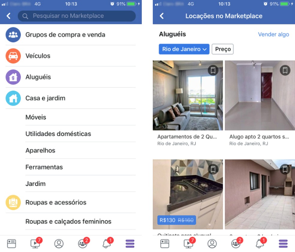 How to find homes for rent on the Facebook Marketplace Photo: Reproduo / Athus Silveira