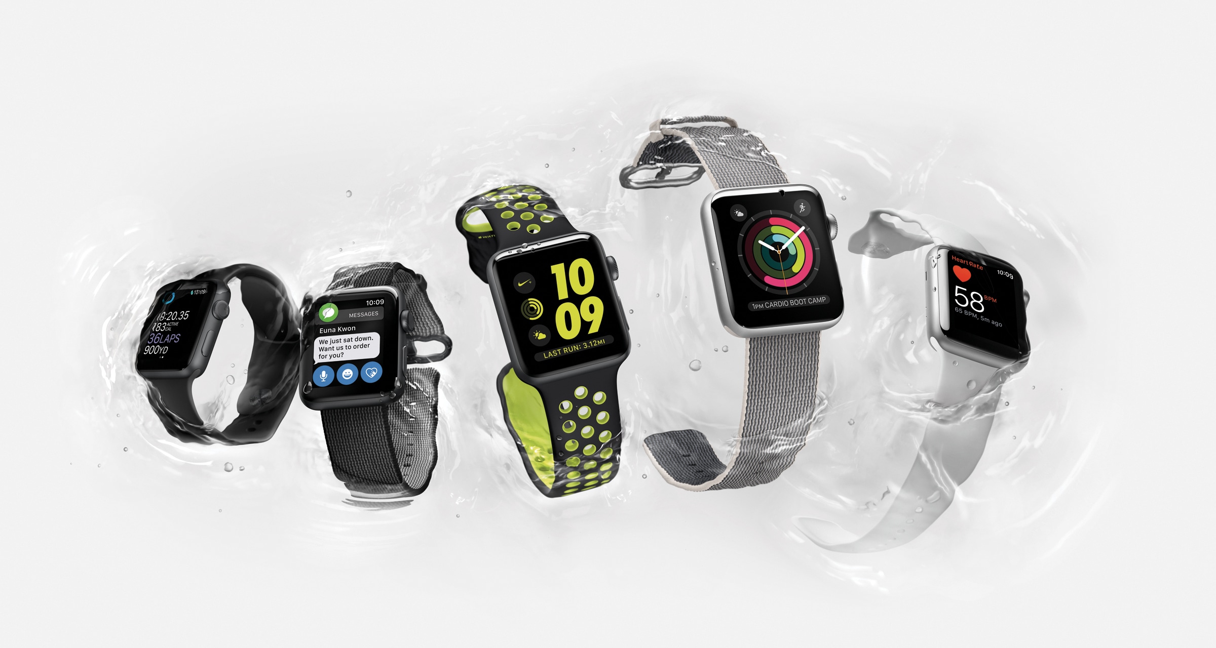 Wet Apple Watch Series 2 Models