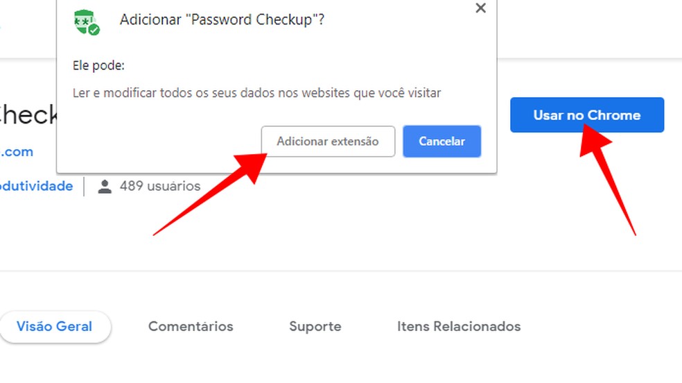 Extensive Google Password Checkup for Chrome Browsers Photo: Reproduction / Paulo Alves