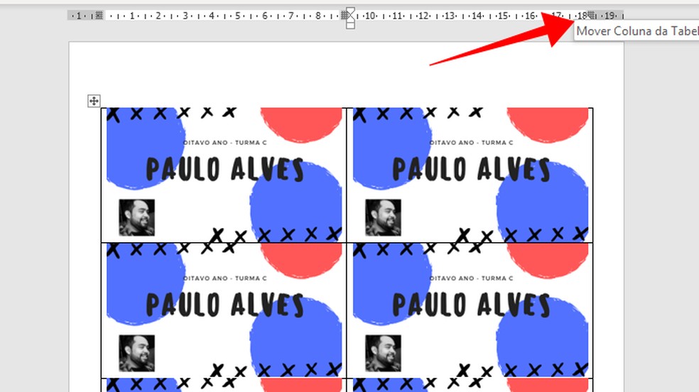Adjust page margin to not crop table images Photo: Reproduction / Paulo Alves
