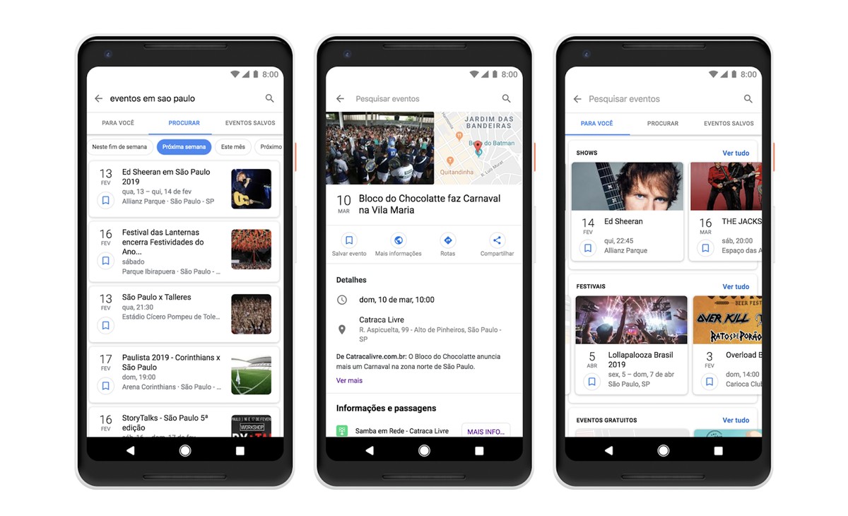 Google Search Now Shows Mobile Event Recommendations | Lanadores and Searchers