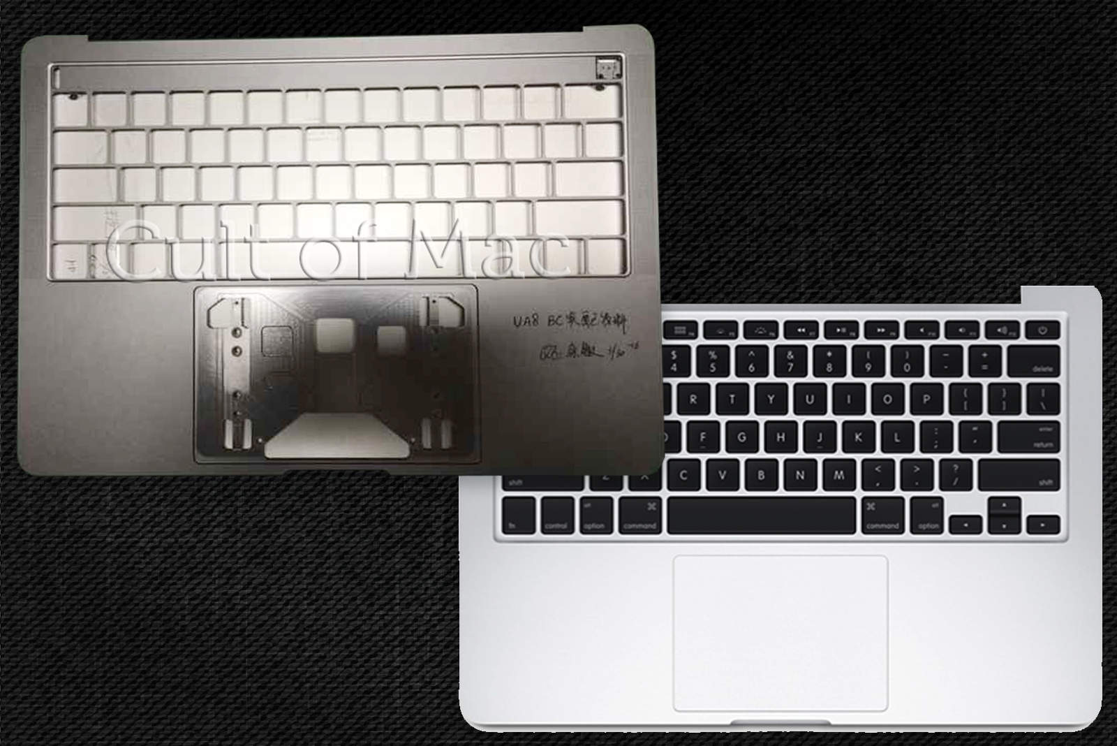 Supposed housing of the new MacBook Pro
