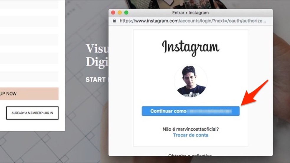 When to use an Instagram account on the Planoly online service Photo: Reproduction / Marvin Costa